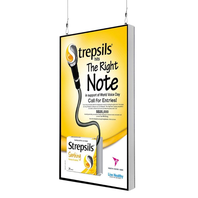 43" Samsung Digital Signage Display – Hängendes Decken-Display Weiß | Ultra-Slim 24/7 Werbedisplay