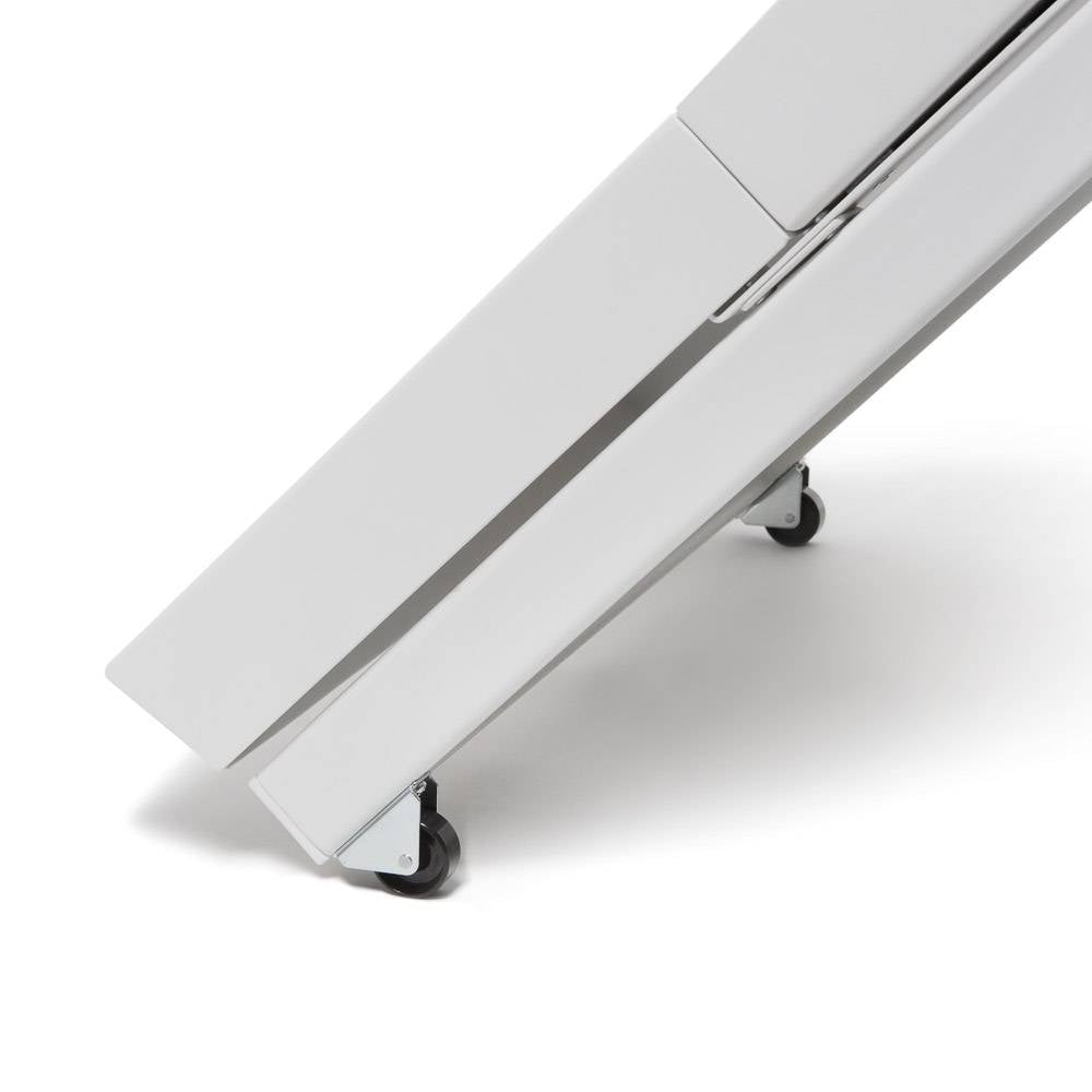 43" Samsung 4K Digital Signage Kundenstopper – Weißes Freistehendes Display | WiFi | Stahlgehäuse