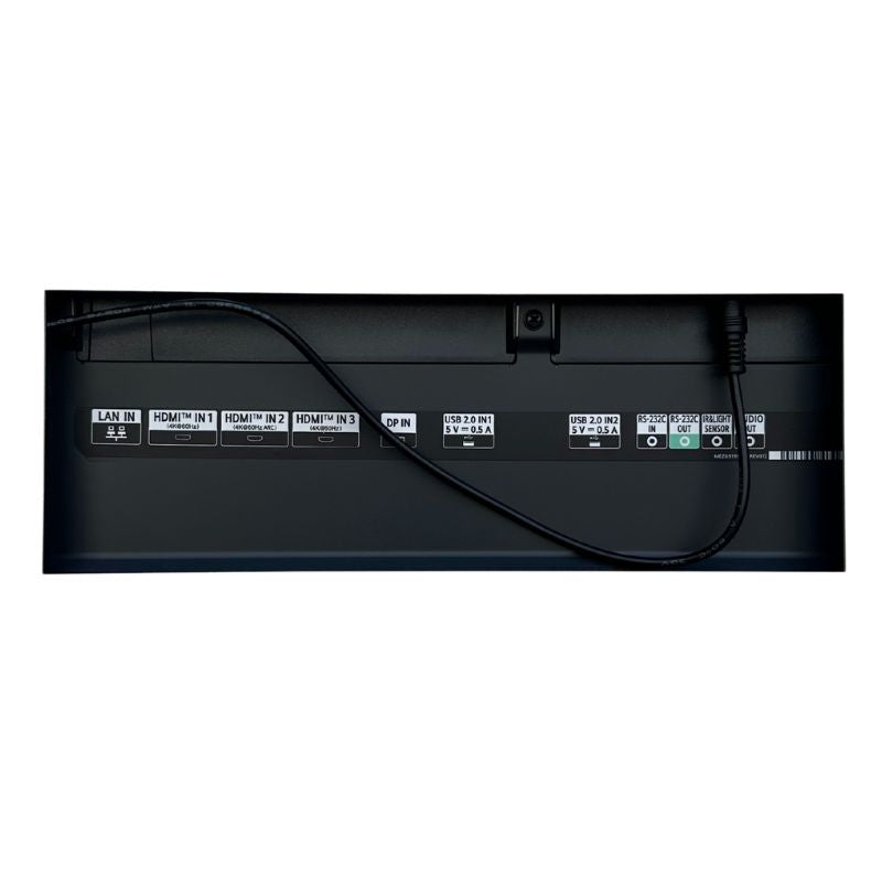 43" LG 4K Digital Signage Stele – Freistehendes Schwarzes Werbedisplay – 24/7 Betrieb – Mit Webverwaltung, Contentplaner, CMS & Integriertem Editor