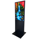 43" LG 4K Digital Signage Stele – Freistehendes Schwarzes Werbedisplay – 24/7 Betrieb – Mit Webverwaltung, Contentplaner, CMS & Integriertem Editor