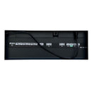 43" LG 4K Digital Signage Stele – Freistehendes Schwarzes Werbedisplay mit Rollen – 24/7 Betrieb – Mit Webverwaltung, Contentplaner, CMS & Integriertem Editor