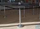 Absperrständer Chrom mit 490 cm Zugband