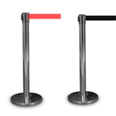 Absperrständer Chrom mit Zugband 225 cm