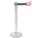 Absperrständer Chrom mit Zugband 225 cm