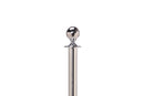 Absperrständer Silber mit Kugelkopf
