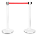 Absperrständer Weiß mit Zugband 225 cm