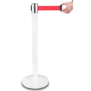 Absperrständer Weiß mit Zugband 225 cm