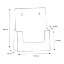Acryl Prospekthalter mit extra Tiefe