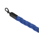 Blaue Absperrkordel mit schwarzen Endstücken 200 cm