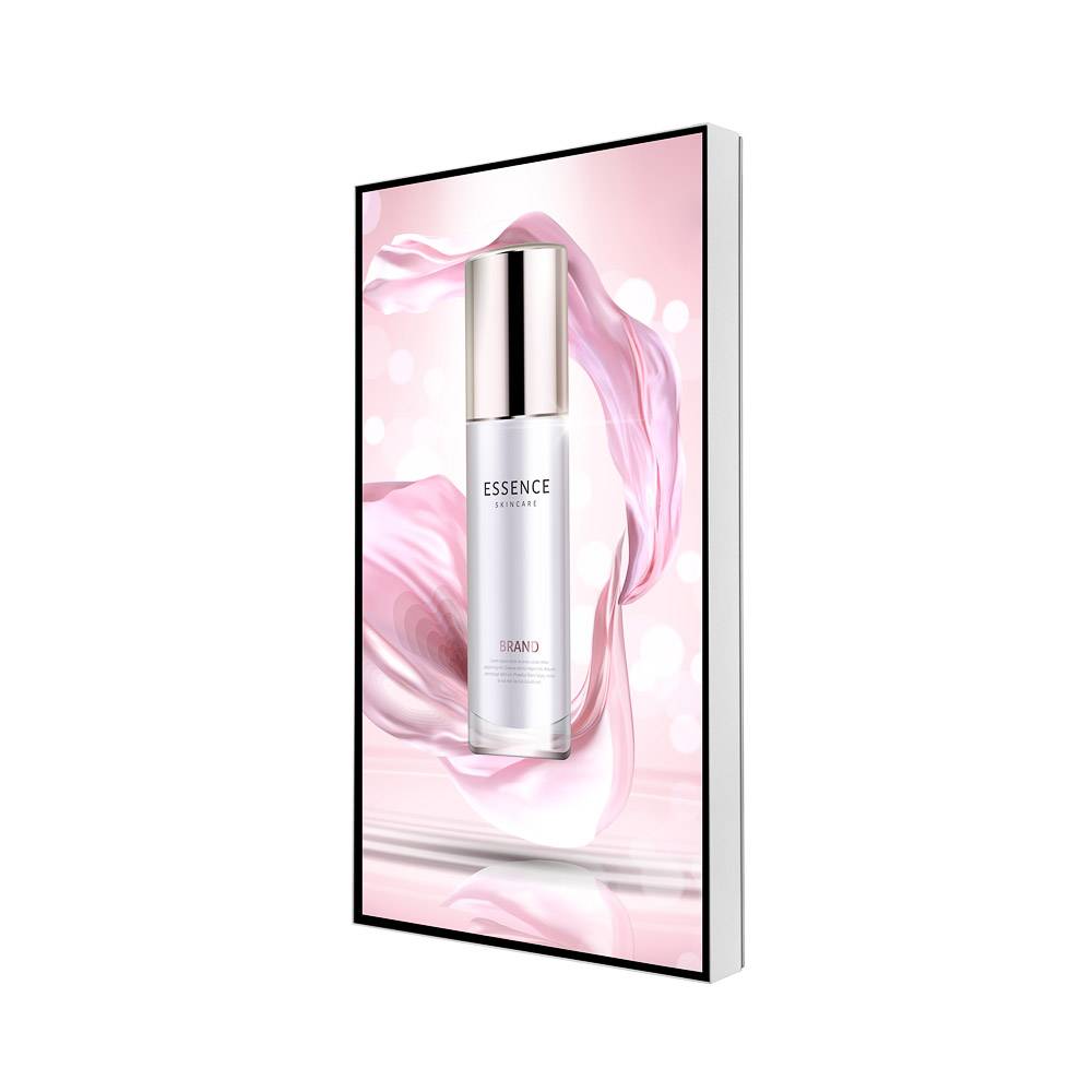 43" Samsung 4K Digital Wall Signage – White Commercial Display, WiFi, Steel Enclosure