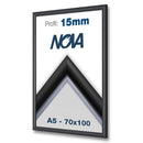 Klapprahmen 15mm Schwarz – Aluminium Posterrahmen