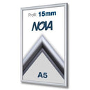 Klapprahmen 15mm Silber – Aluminium Posterrahmen-A5