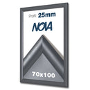 Klapprahmen 25mm Anthrazit – Aluminium Posterrahmen-B1