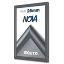Klapprahmen 25mm Anthrazit – Aluminium Posterrahmen-B2