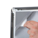 Klapprahmen 25mm Anthrazit – Aluminium Posterrahmen-open