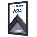 Klapprahmen 25mm Schwarz – Aluminium Posterrahmen-B1