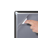 Klapprahmen 25mm Schwarz selbstklebend – Aluminium Posterrahmen-open