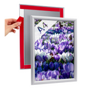 Klapprahmen 25mm Selbstklebend Silber – Aluminium Posterrahmen