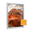Klapprahmen 25mm Sicherheit – Aluminium Posterrahmen-A3