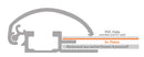Klapprahmen 25mm Sicherheit – Aluminium Posterrahmen-detail