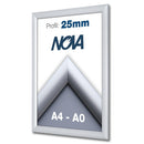Klapprahmen 25mm Silber – Aluminium Posterrahmen