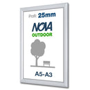 Klapprahmen 25mm wasserdicht – Aluminium Posterrahmen Outdoor