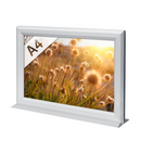 Klapprahmen A4 Tischmodell 25mm doppelseitig – Aluminium Posterrahmen-A4q