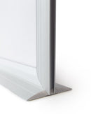 Klapprahmen A4 Tischmodell 25mm doppelseitig – Aluminium Posterrahmen-detail