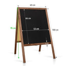 Kreidetafel Kundenstopper 60x100 cm