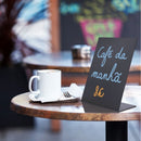 L-Ständer Kreidetafel A5 Schwarz – 3er Set