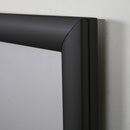 LED Klapprahmen 25 mm Schwarz – Leuchtrahmen für Poster-eck
