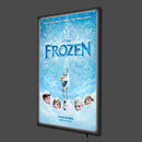 LED Klapprahmen 25mm Silber – Beleuchteter Posterrahmen-LED