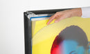 LED Kundenstopper A1 Schwarz mit Wassertank-detail