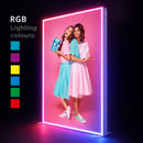 LED Leuchtwand RGB Modular doppelseitig - inkl. Druck