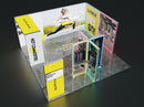 LED Leuchtwand RGB Modular doppelseitig - inkl. Druck