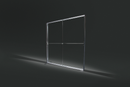 LED Leuchtwand SEG doppelseitig - 12 cm Aluminiumprofil - inkl. Druck