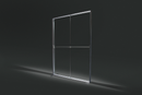 LED Leuchtwand SEG doppelseitig - 12 cm Aluminiumprofil - inkl. Druck