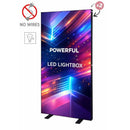 LED Leuchtwand Schwarz doppelseitig - inkl. Druck - SEG Lightbox Banner