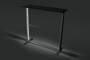LED Messetheke faltbar - inkl. Druck