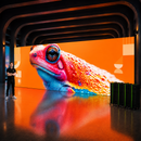 LED Messewand mit Druck | Doppelseitige LED Lightbox inkl. Flightcase