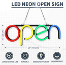 LED Neon OPEN Leuchtschild Multi Color | Farbwechselndes LED Schild-2