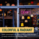 LED Neon OPEN Leuchtschild Pink | Helles LED OPEN Schild-1