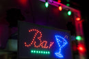 LED Werbeschild Bar-live2