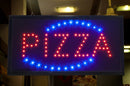 LED Werbeschild Pizza-live