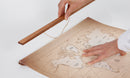 Magnetische Posterleisten Holz – Posterhalter mit Magneten aus Holz-close
