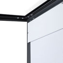 Menükasten außen magnetisch 4×A4 schwarz mit Logo