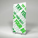 Messestand Pro Set – Kompletter Messestand mit Messewand, Theke & Roll-Up Bannern-rollup