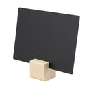 Mini Kreidetafel Holzblock A7 – 6er Set