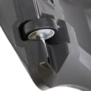 Mobiler Kundenstopper Schwarz – Gehwegaufsteller mit Wassertank doppelseitig-wheels