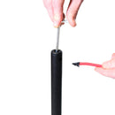 Museums Absperrständer Schwarz 45cm